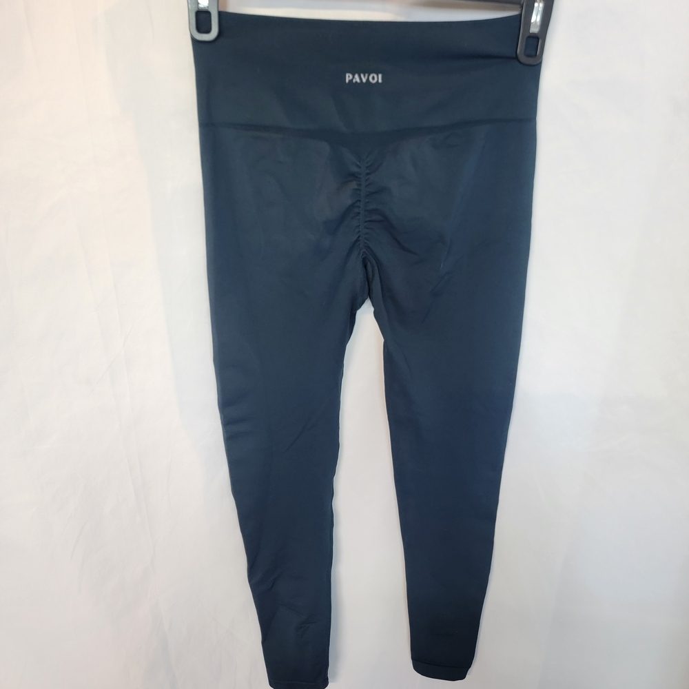 PAVOI Midnight Blue Scrunch Butt Leggings